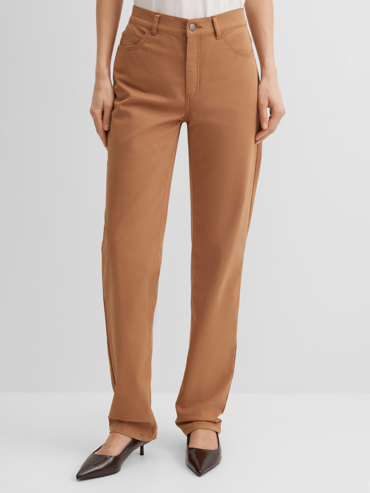 Брюки прямые хлопковые Straight Fit