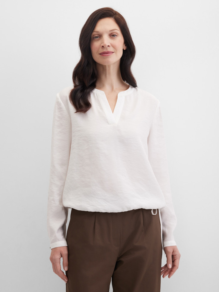 Блузка из смесового хлопка