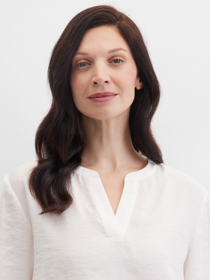 Блузка из смесового хлопка