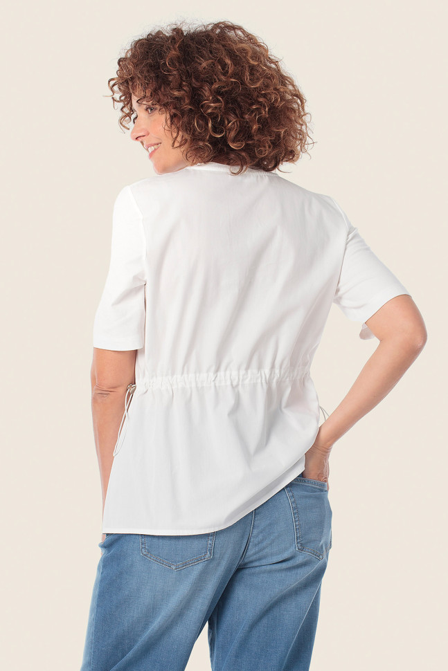 Футболка с кулиской на талии