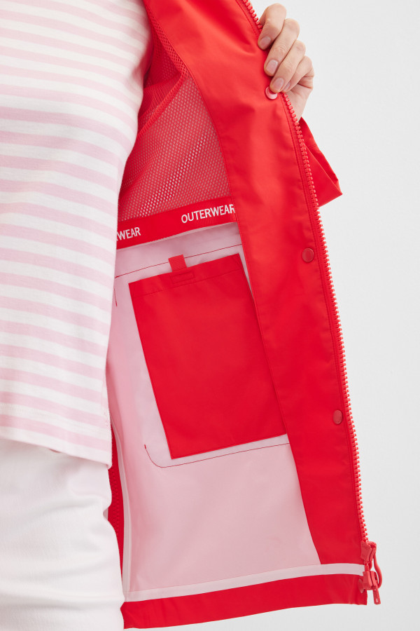 Парка на молнии и кнопках