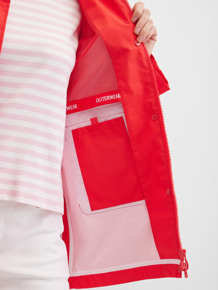 Парка на молнии и кнопках