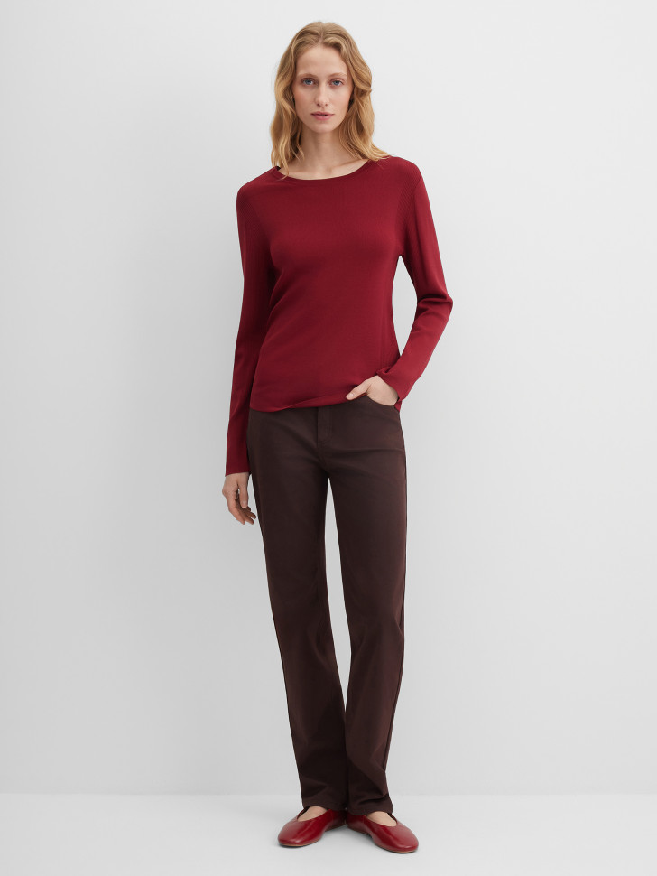 Брюки прямые хлопковые Straight Fit