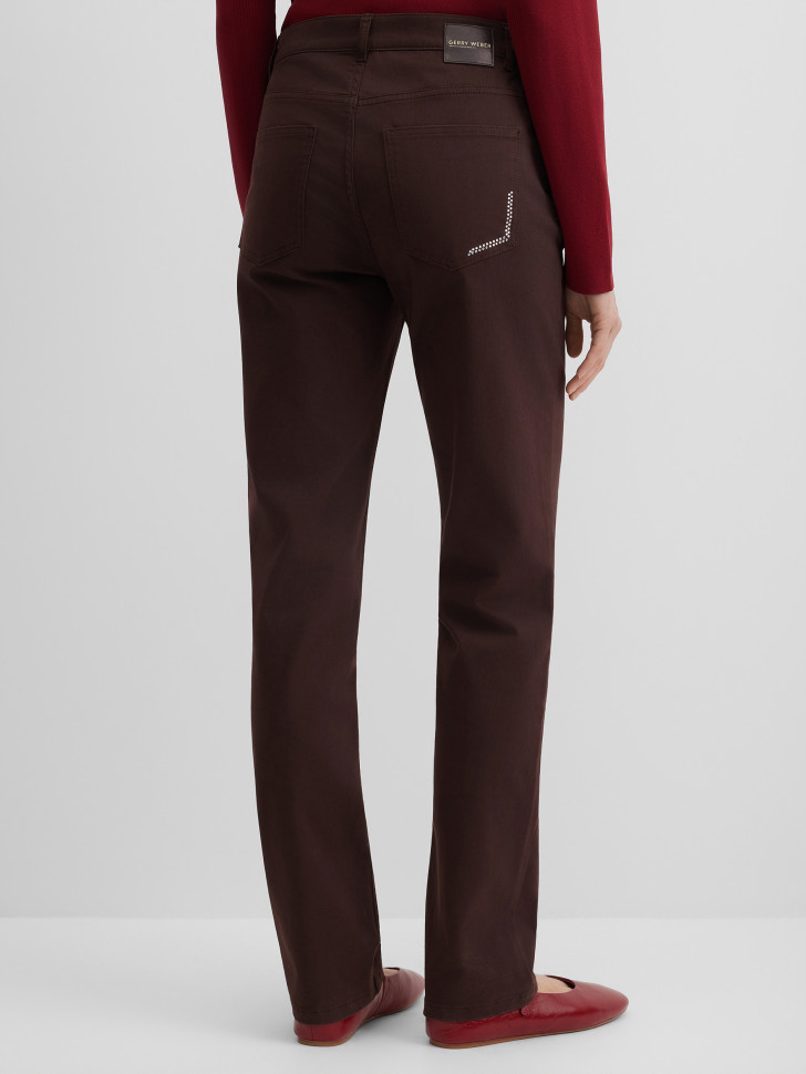 Брюки прямые хлопковые Straight Fit