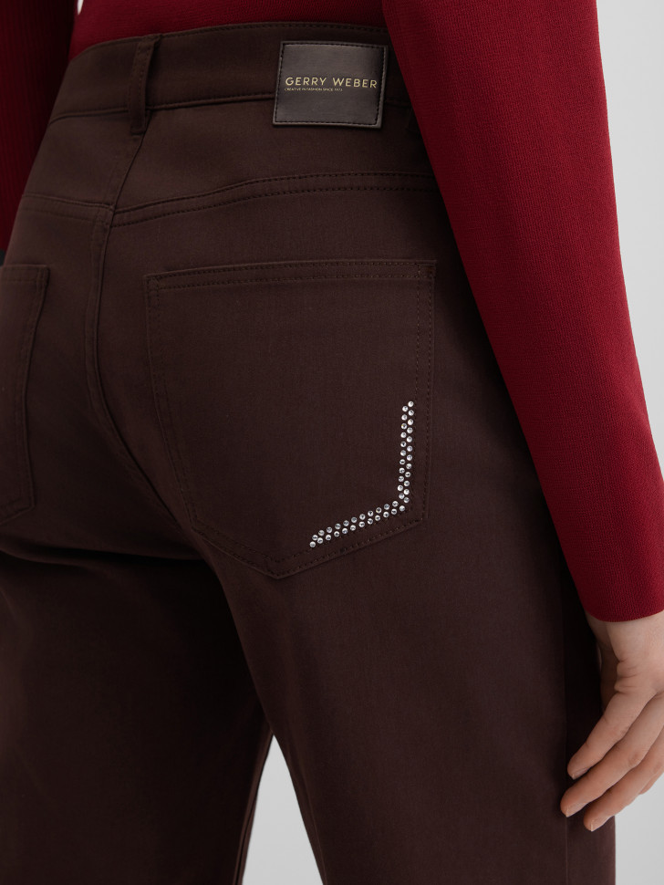 Брюки прямые хлопковые Straight Fit
