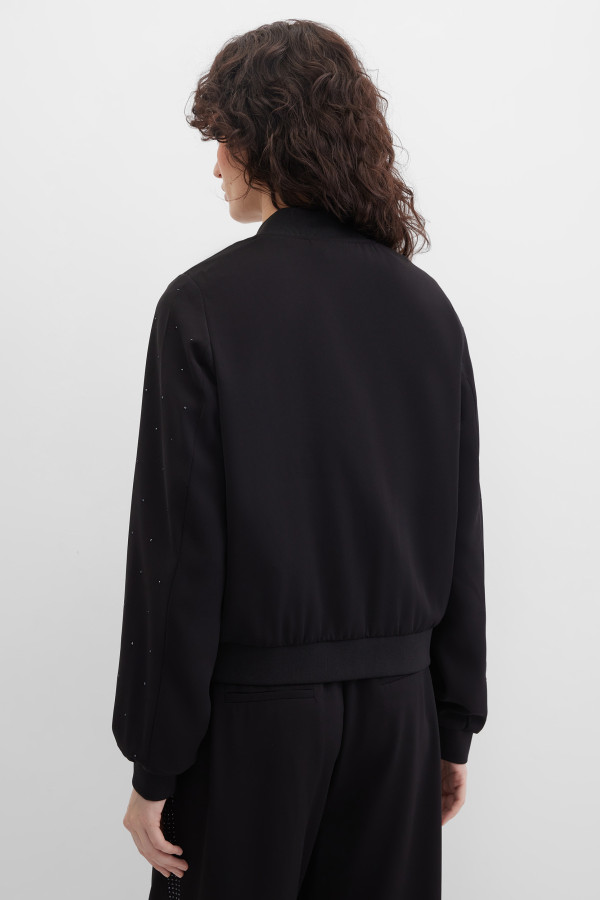 Бомбер со стразами