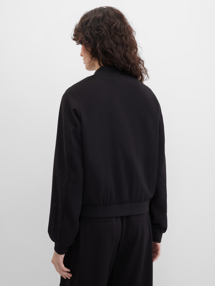 Бомбер со стразами