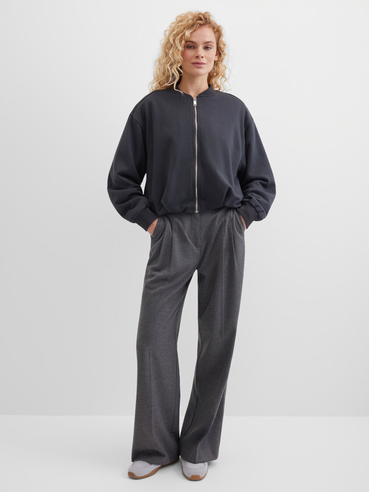 Толстовка укороченная