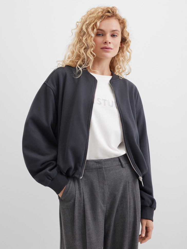 Толстовка укороченная