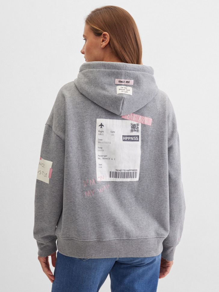 Свитшот-худи с капюшоном