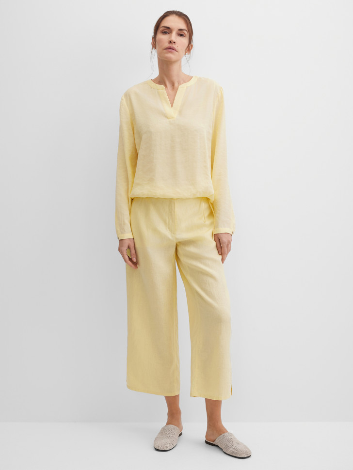 Блузка из смесового хлопка