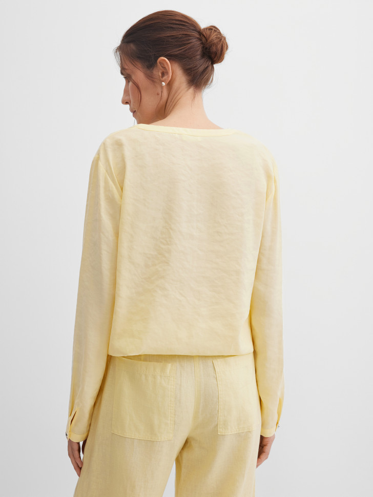 Блузка из смесового хлопка