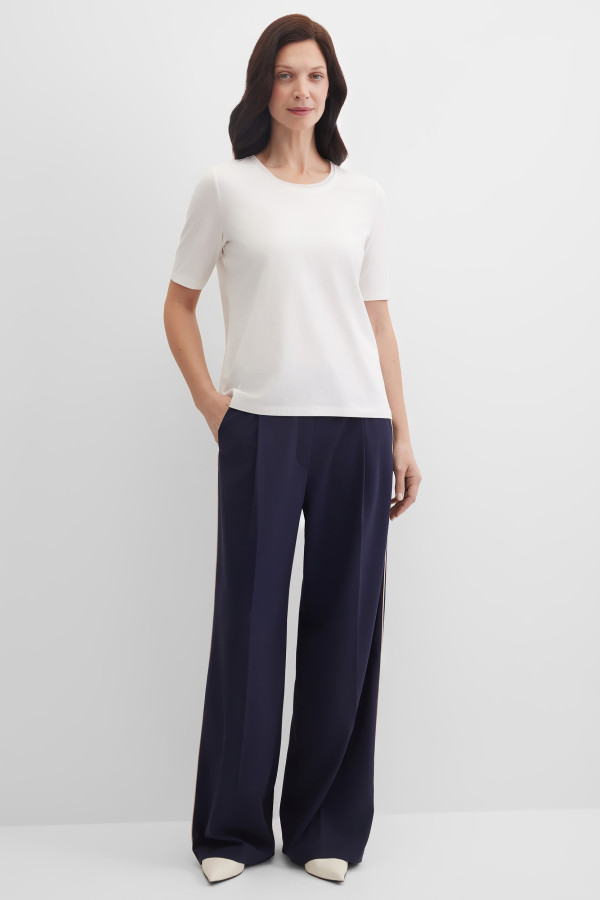 Брюки широкие