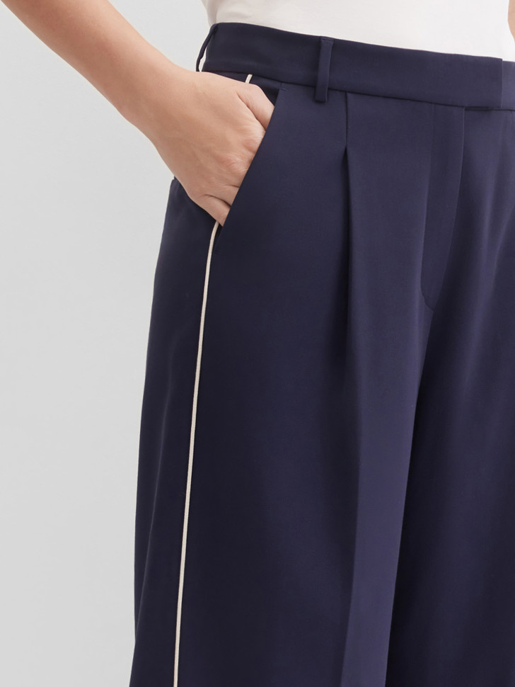 Брюки широкие