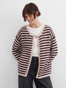 Кардиган в полоску