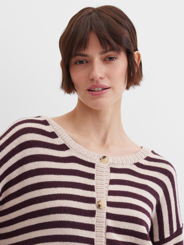 Кардиган в полоску