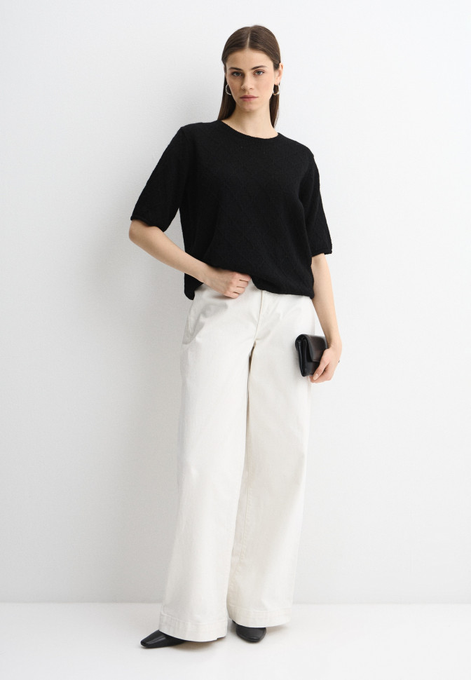 Джемпер с коротким рукавом