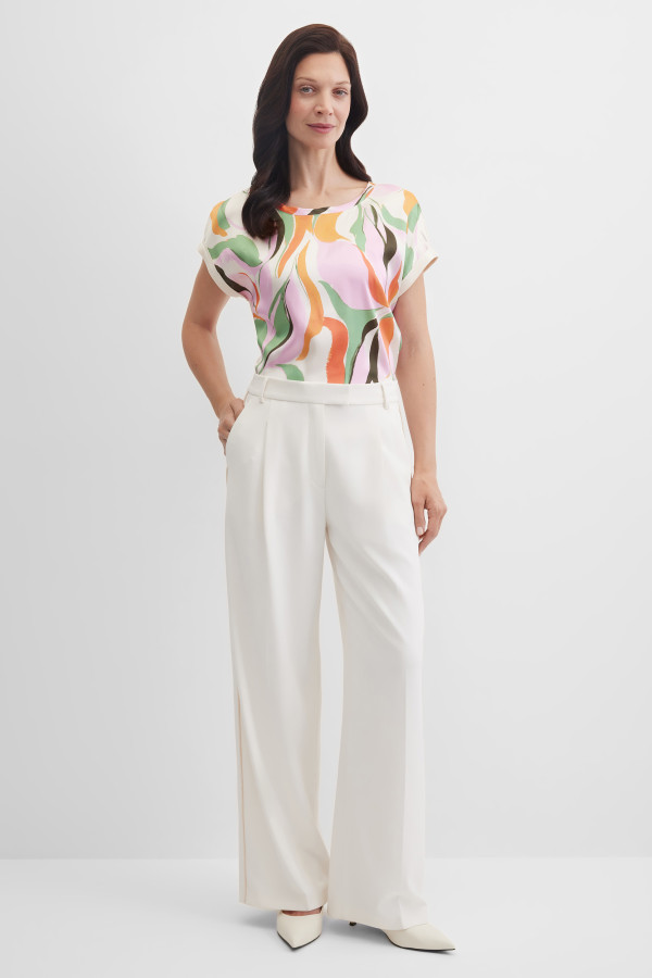 Брюки широкие