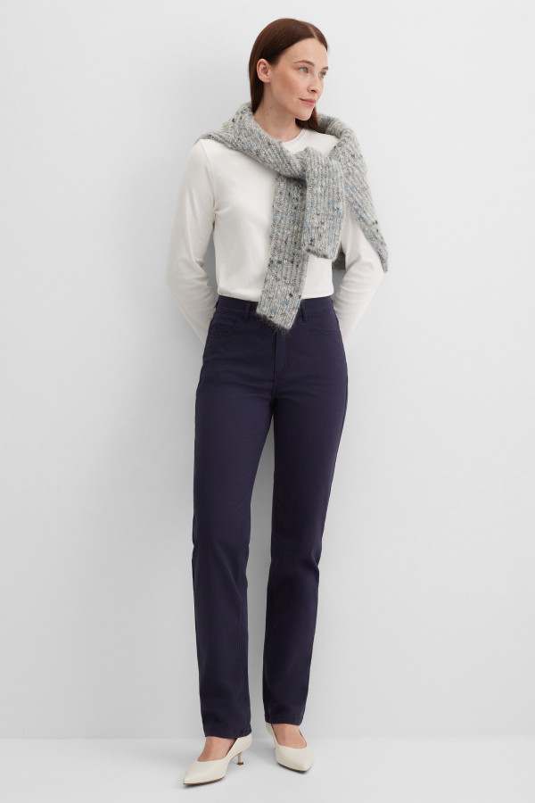 Брюки прямые хлопковые Straight Fit