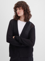 Кардиган ажурной вязки