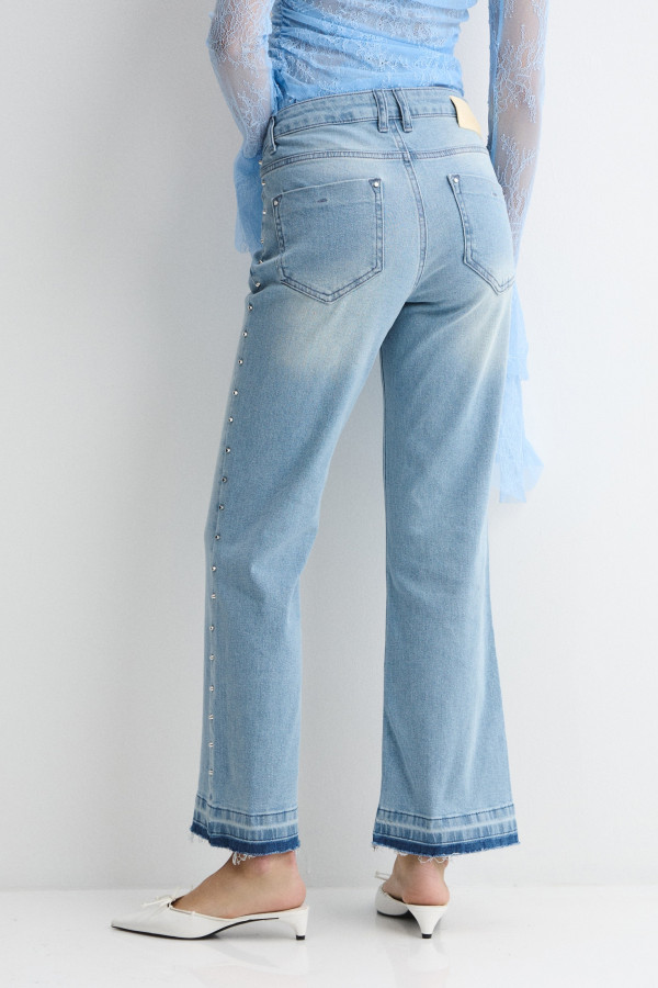 Джинсы укороченные