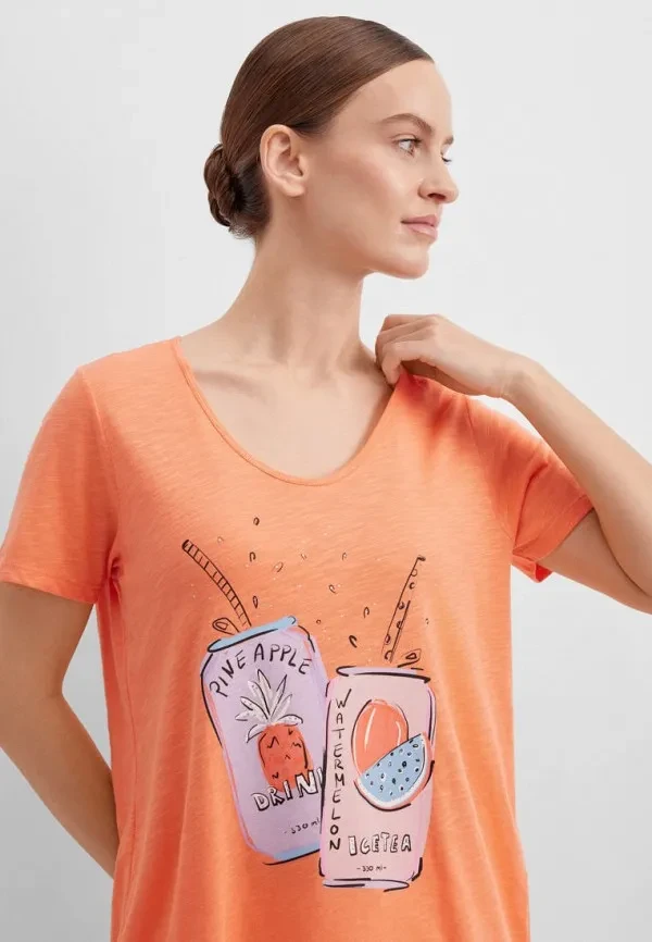 Футболка с принтом