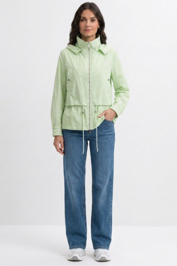 Джинсы прямые с эффектом потертости