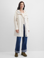 Плащ на молнии и кнопках