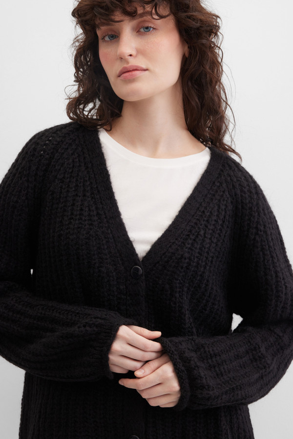 Кардиган вязаный