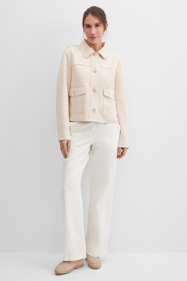 Жакет замшевый