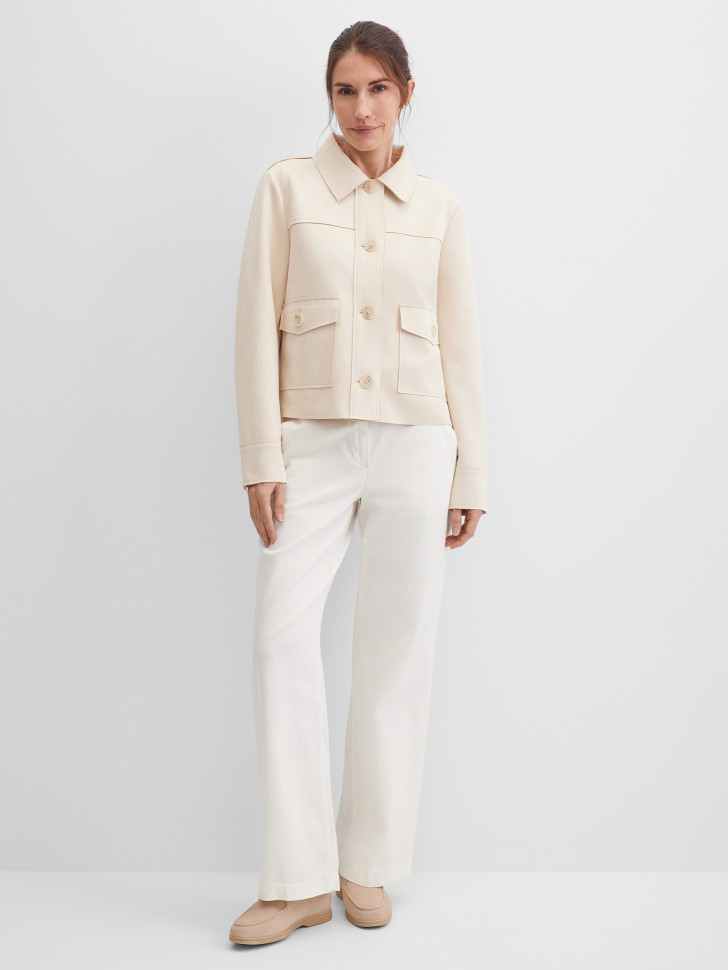 Жакет замшевый