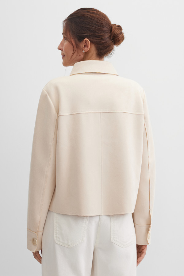 Жакет замшевый