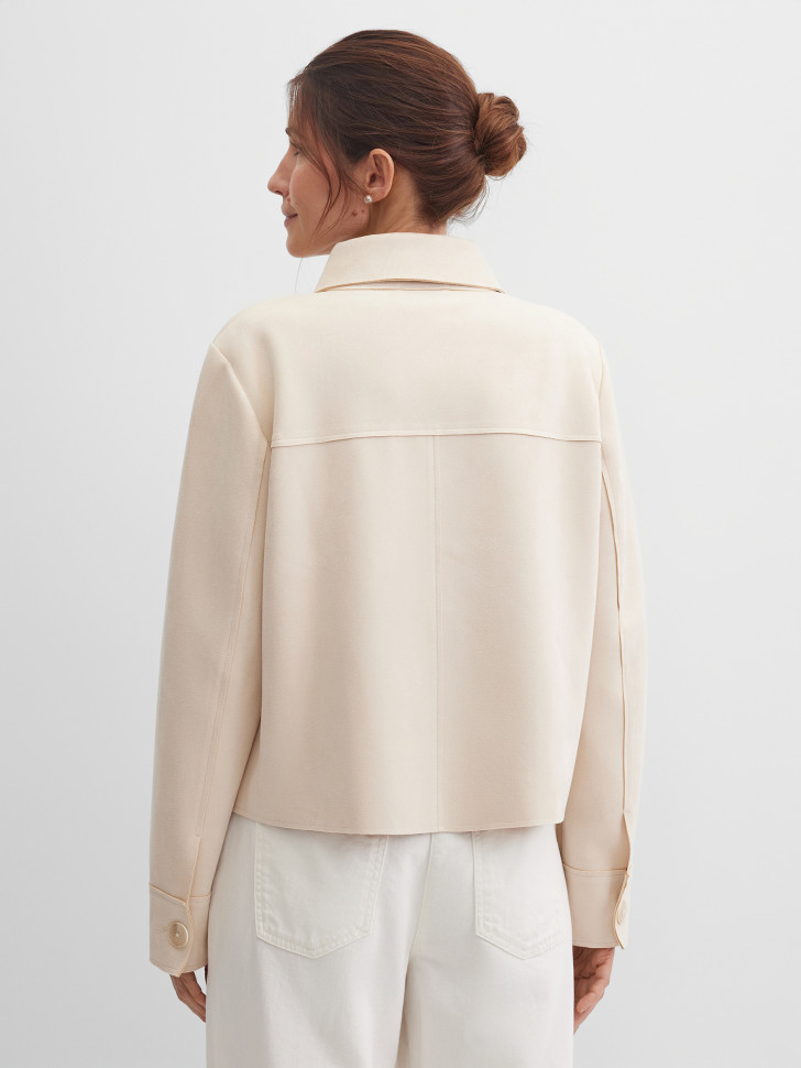 Жакет замшевый