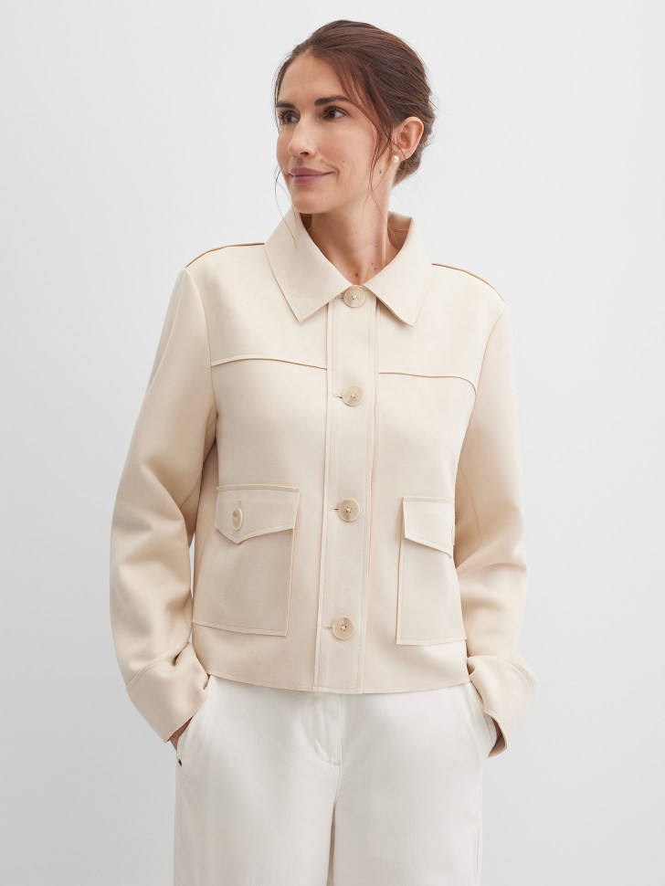 Жакет замшевый