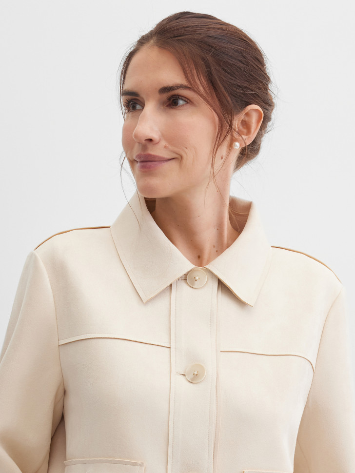 Жакет замшевый