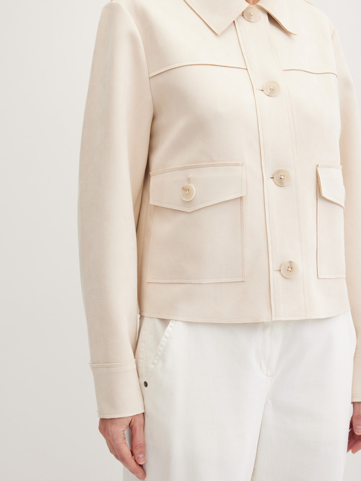 Жакет замшевый