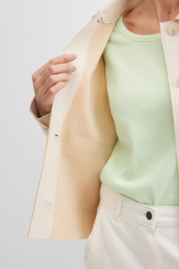 Жакет замшевый