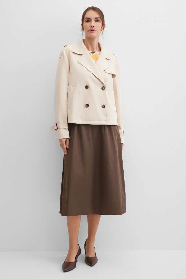 Тренч укороченный