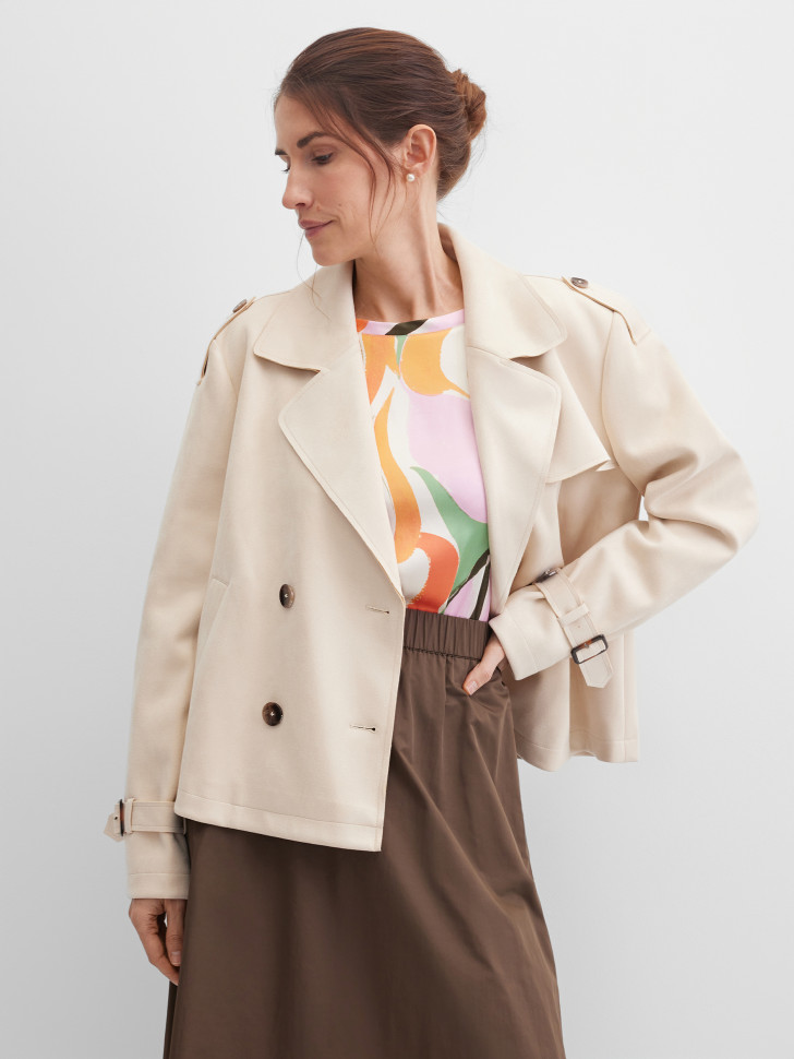 Тренч укороченный