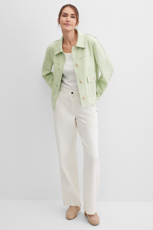 Жакет замшевый