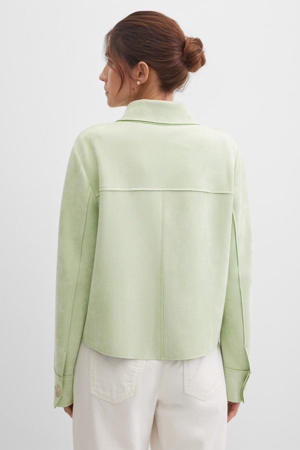 Жакет замшевый