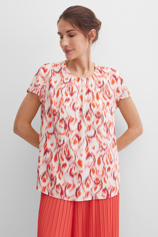 Блузка с коротким рукавом