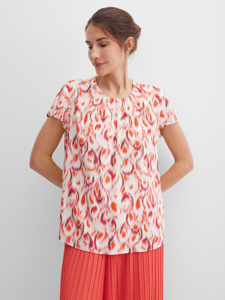 Блузка с коротким рукавом