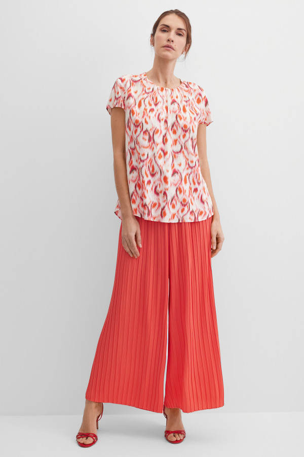 Блузка с коротким рукавом