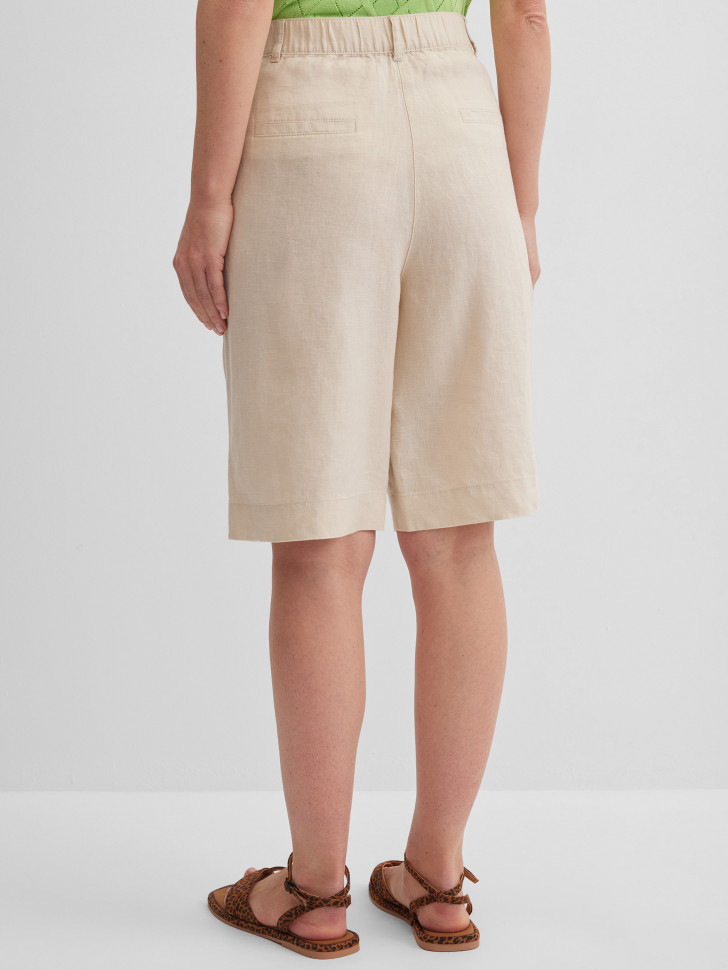 Шорты бермуды изо льна