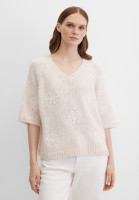 Джемпер-пуловер с коротким рукавом