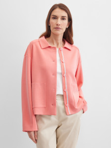 Жакет трикотажный с накладными карманами