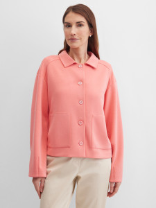 Жакет трикотажный с накладными карманами