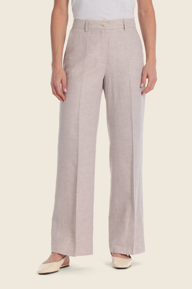 Брюки изо льна