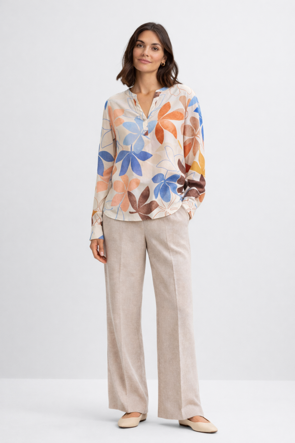 Брюки изо льна